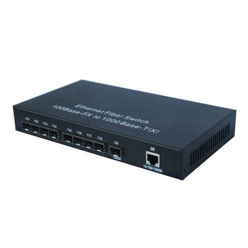 1TX+9FX Gigabit Fiber Switch