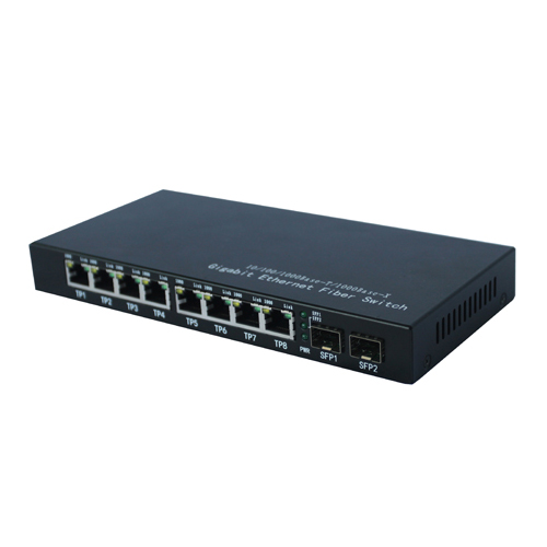 8TX+2FX Gigabit Fiber Switch