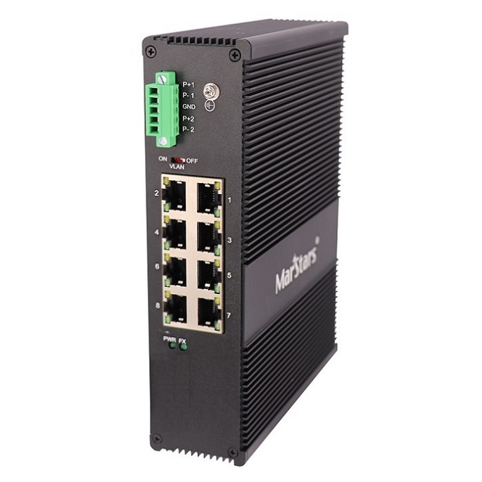 8-Ports Pure Gigabit Industrial Switch