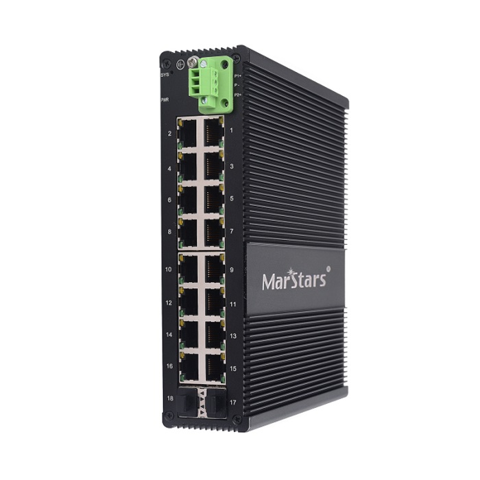 Gigabit 16-port Industrial Switch