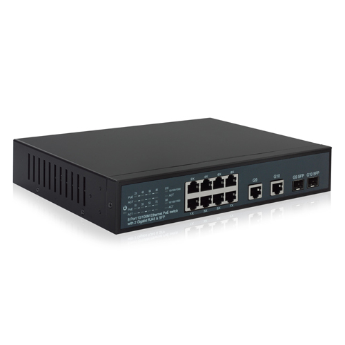 8-port+2*GE SFP POE Switch